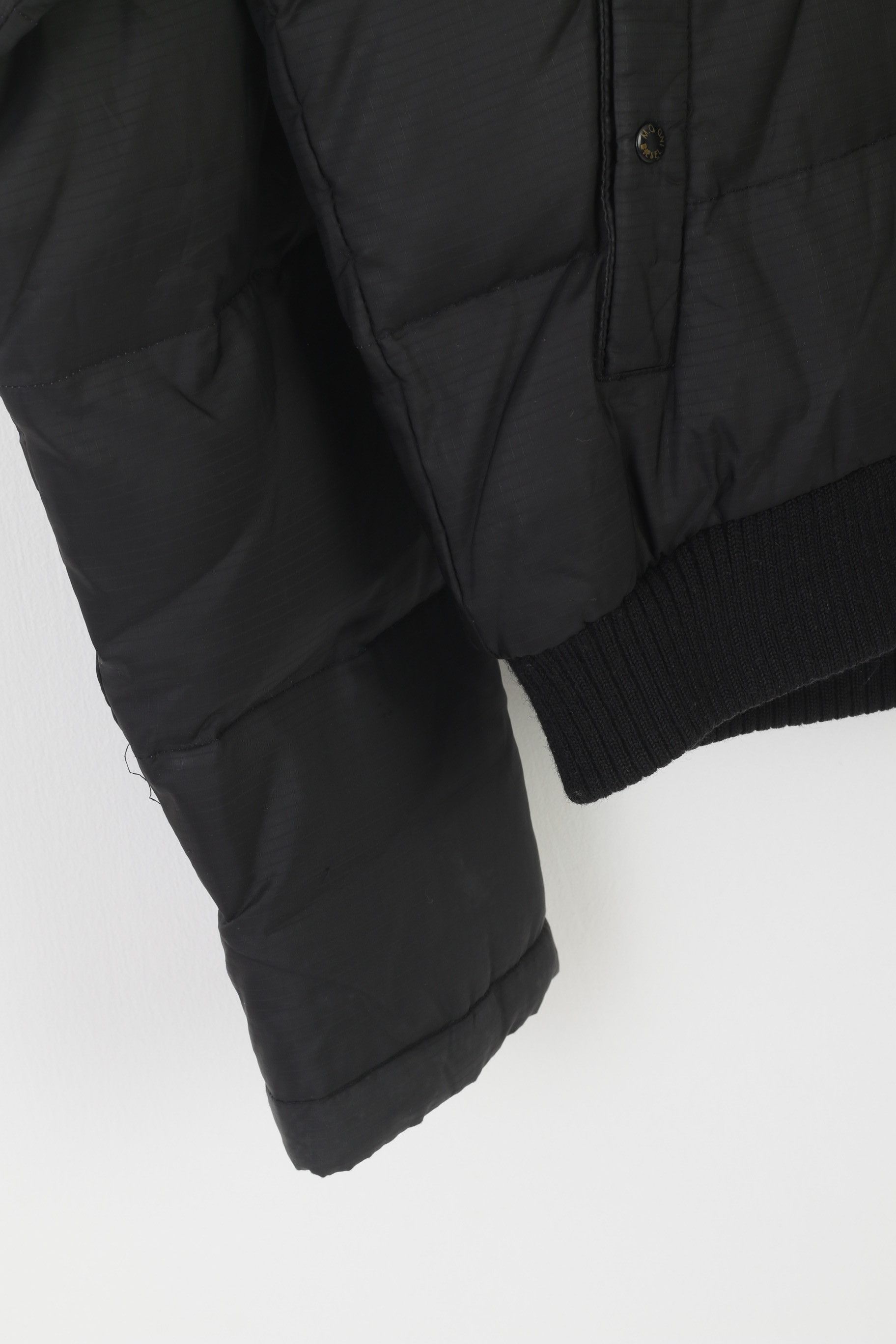 Diesel Diesel Women M Jacket Black Nylon Hooded 0229 Size M / US 6-8 / IT 42-44 - 7 Thumbnail