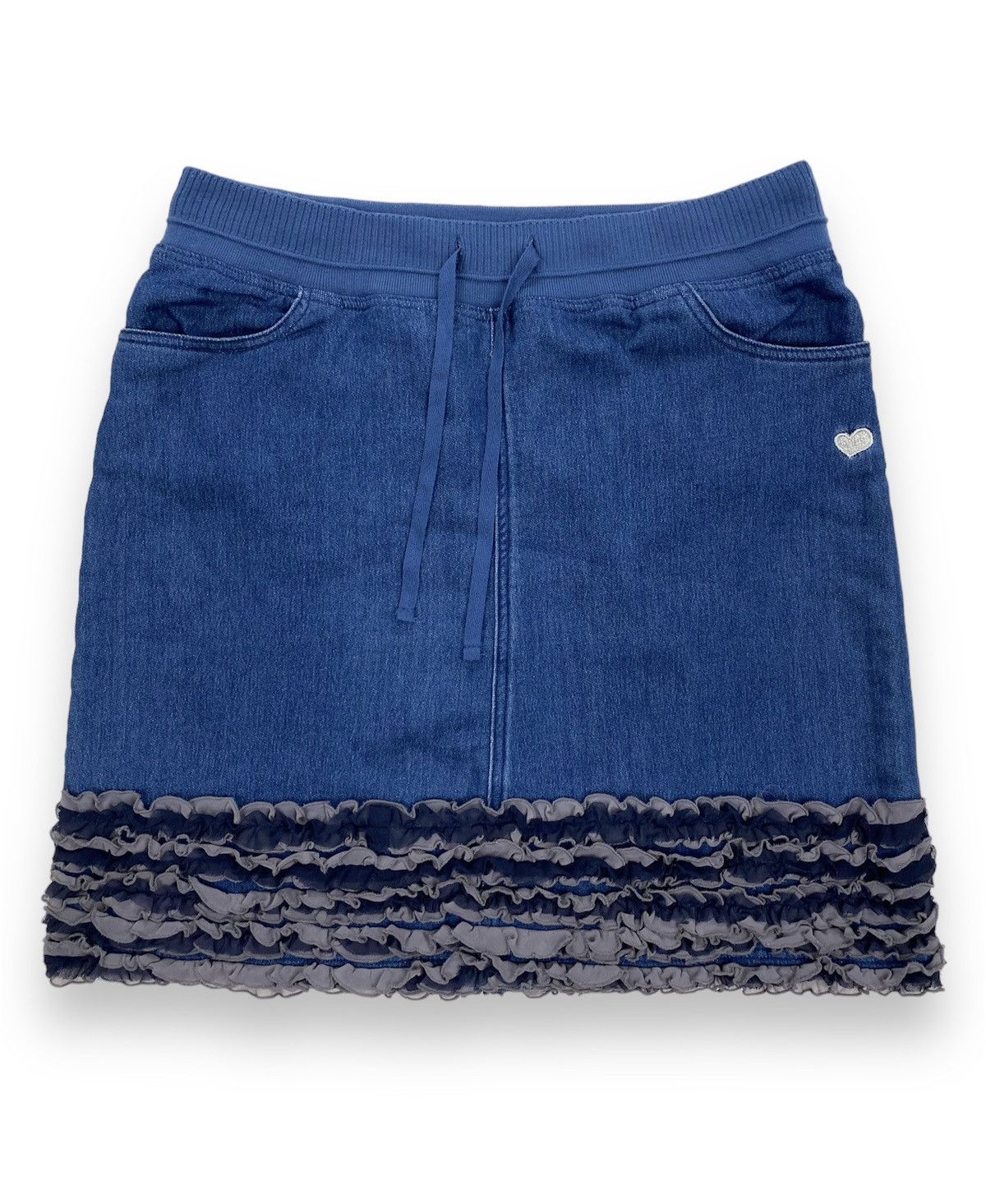 image of Indigo Masami Satomi Skirt in Blue, Women's (Size 33)