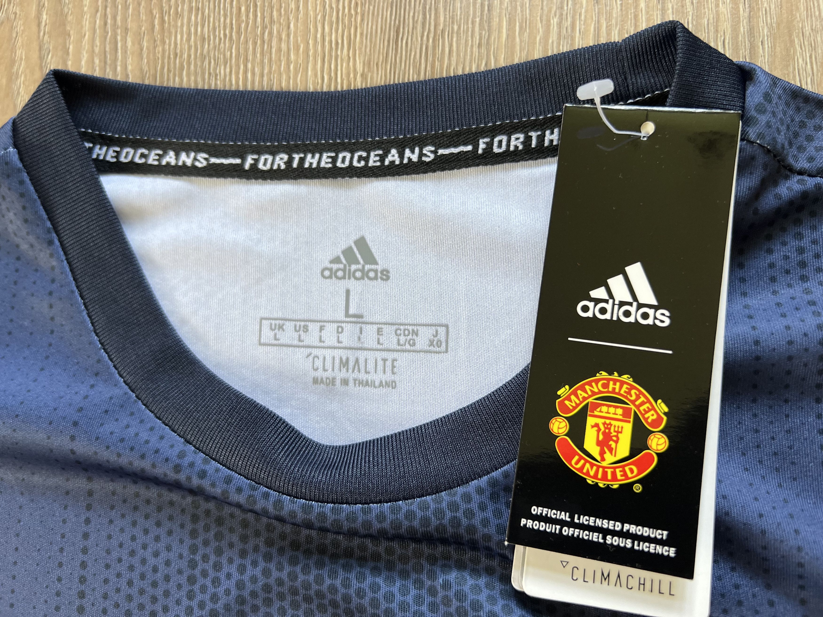 Adidas Adidas Manchester United Third Shirt 2018-2019 Size US L / EU 52-54 / 3 - 7 Thumbnail