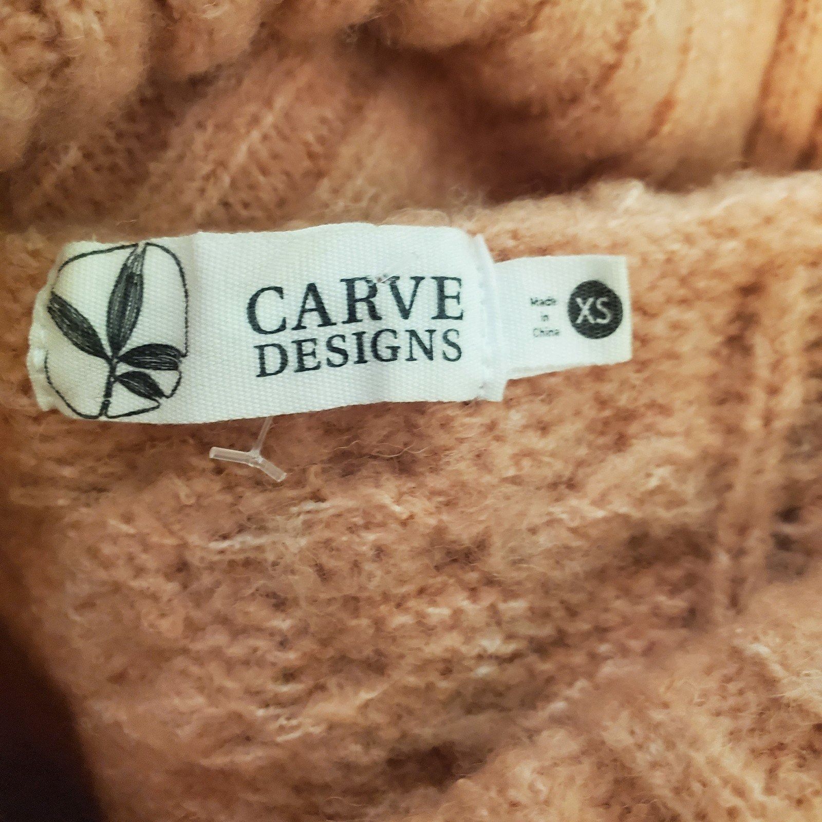 Other Carve Designs Chunky Cable Knit Sweater Oversized Wool Turtl Size XS / US 0-2 / IT 36-38 - 6 Thumbnail