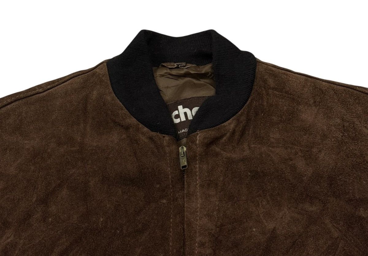Schott Vintage Schott Bomber Made In USA Suede Leather Jacket Size US M / EU 48-50 / 2 - 7 Thumbnail