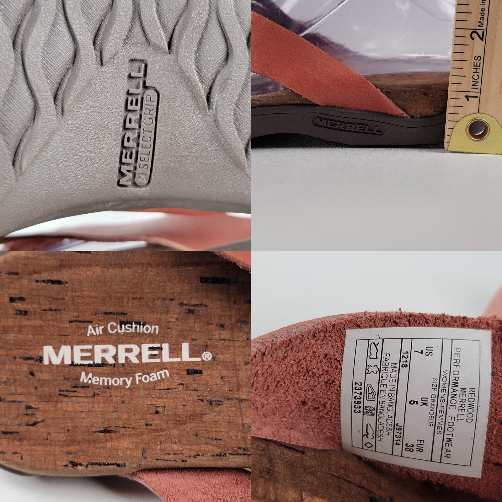Merrell Merrell Sandal Women’s District Mahana Woven Leather Redwood Size 7 Size US 5 / IT 35 - 8 Thumbnail