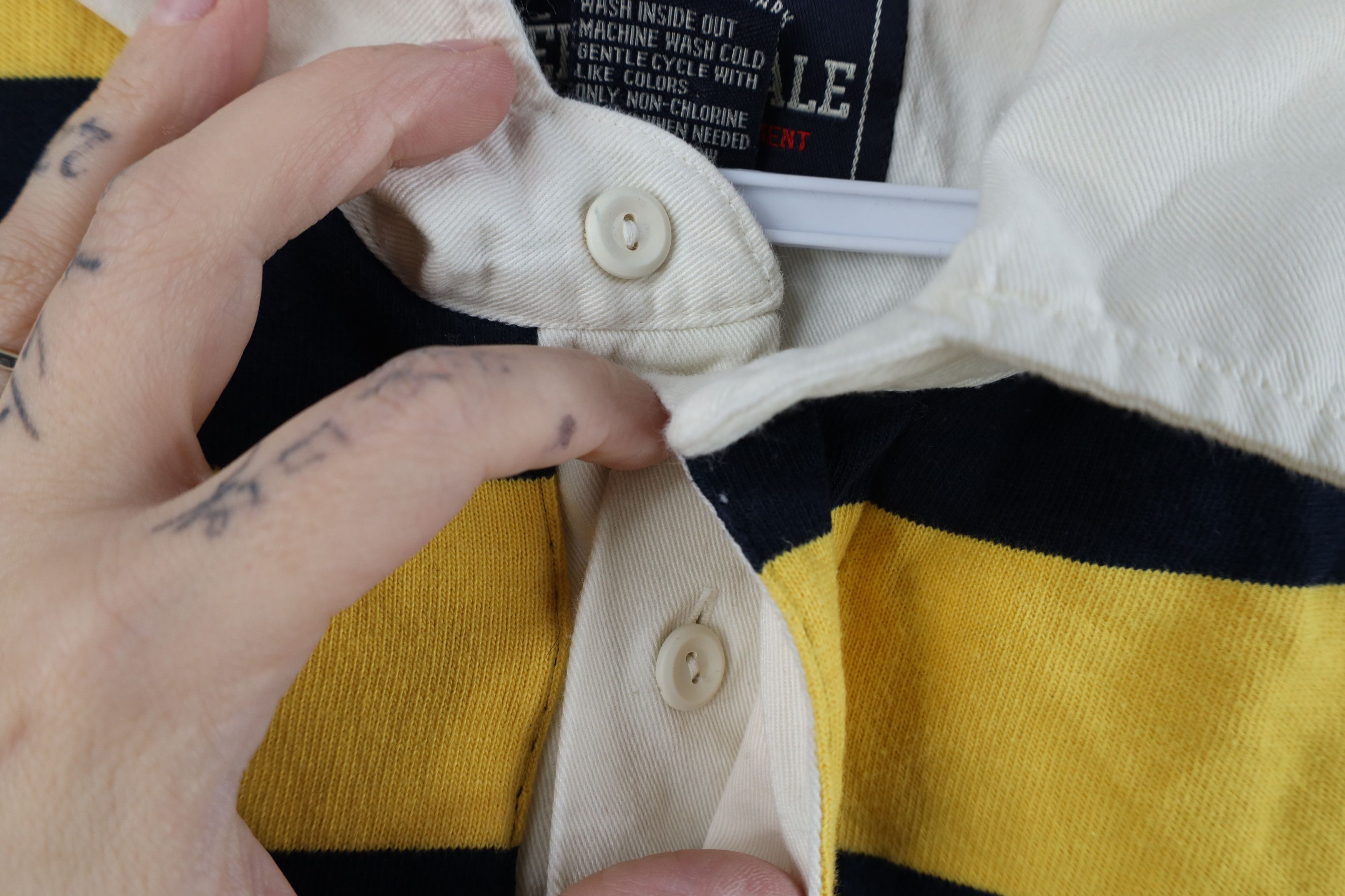 Aeropostale Vintage 90s Y2K Aeropostale Heavy Long Sleeve Rugby Polo Size US S / EU 44-46 / 1 - 8 Thumbnail