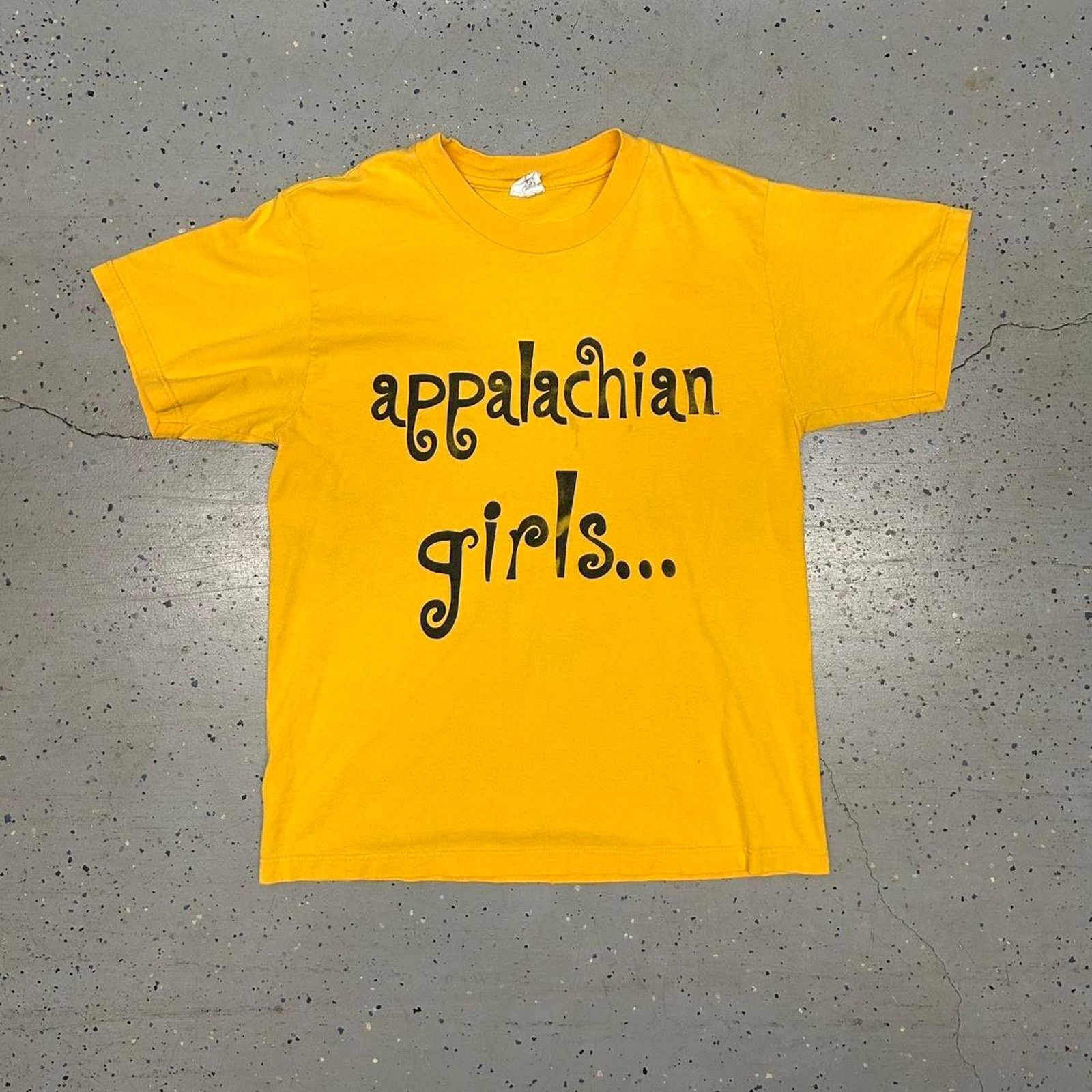 Other Yellow and black VTG Appalachian Girls tee Size M / US 6-8 / IT 42-44 - 1 Thumbnail