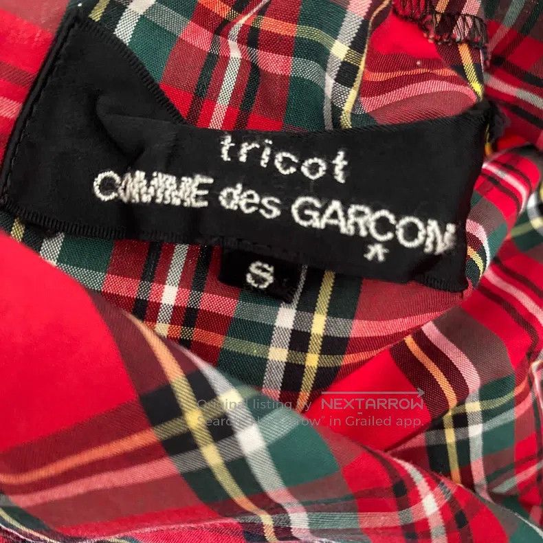 Comme des Garcons Comme Des Garcons Red and green plaid shirt Size S / US 4 / IT 40 - 5 Thumbnail