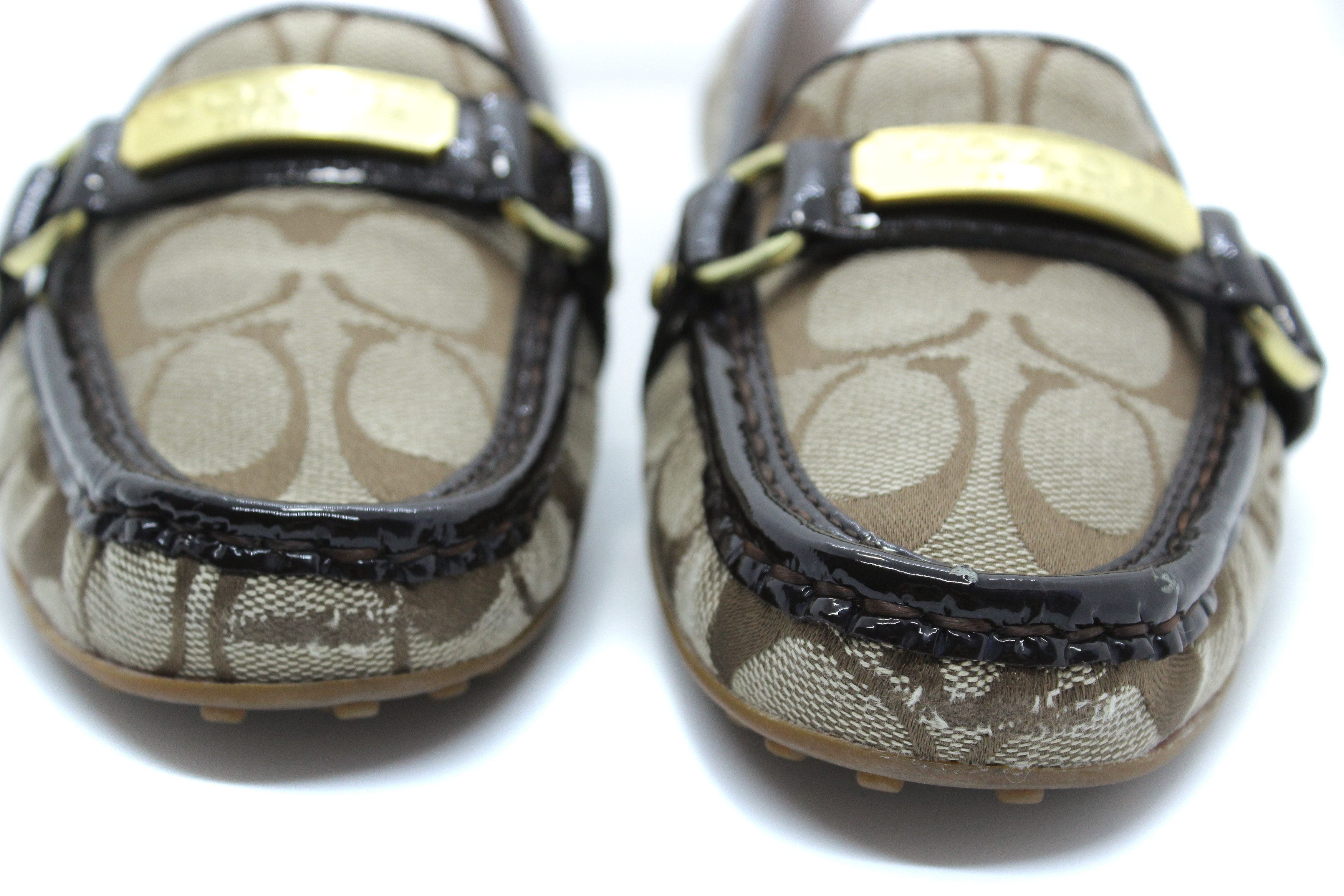 Coach Monogram Logos Loafers Size US 7 / IT 37 - 4 Thumbnail