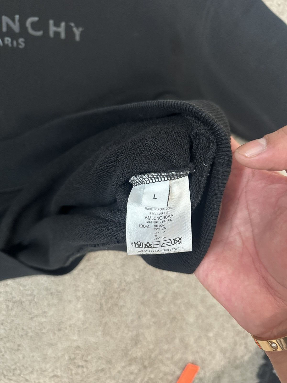 Givenchy Givenchy Hoodie Logo Size US L / EU 52-54 / 3 - 2 Thumbnail