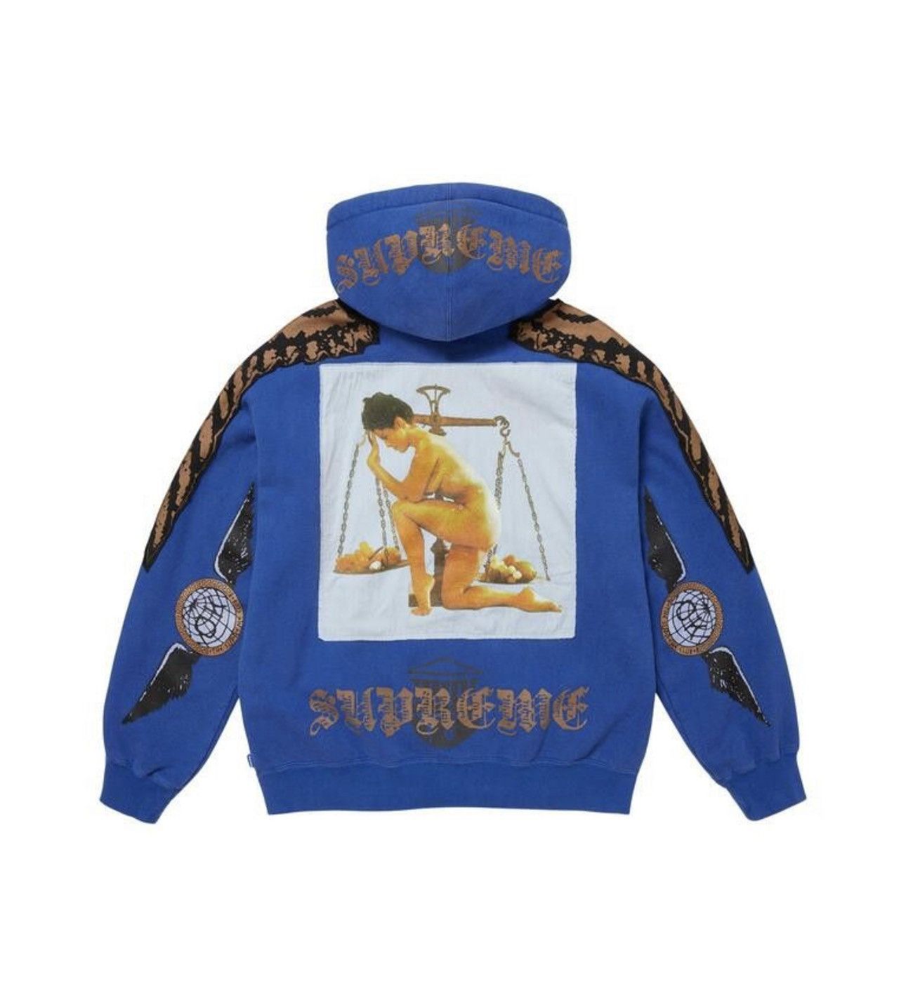 Supreme Supreme Wings Zip Up Hooded Sweatshirt Size US S / EU 44-46 / 1 - 2 Thumbnail