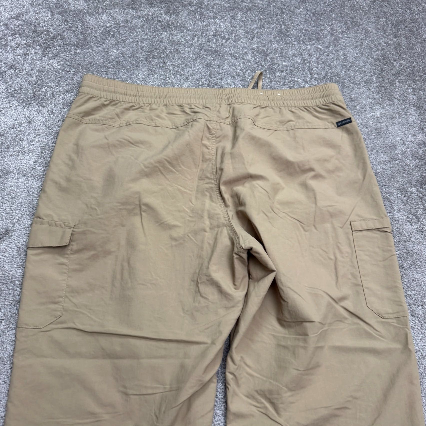 Vintage Columbia Nylon Lightweight Cargo Pants Womens XL Regular Tan Brown Outdoor NWOT Size 40" / US 18 - 4 Thumbnail