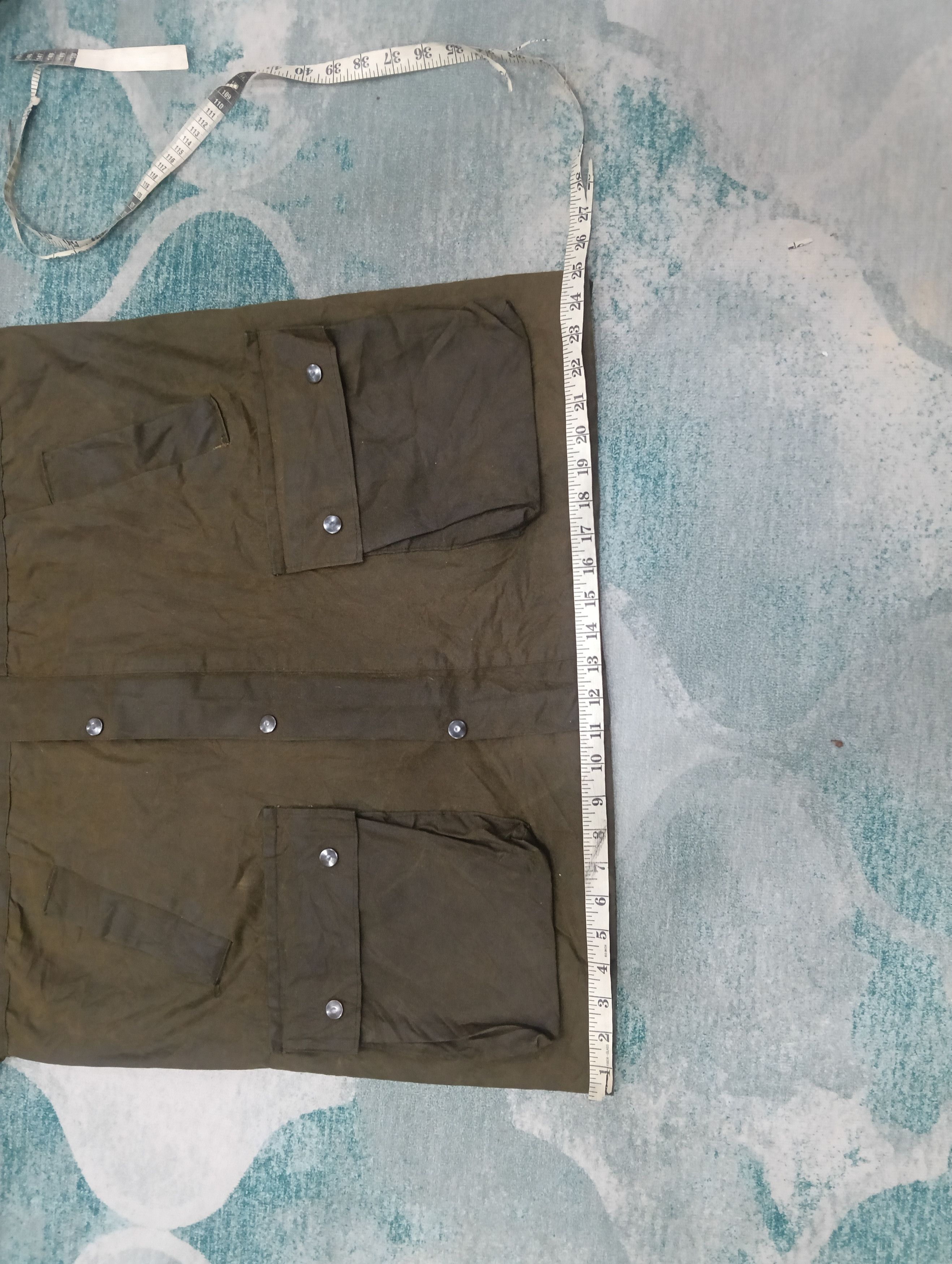 Vintage Vintage Raf British Army Wax Jacket Like Barbours Size US L / EU 52-54 / 3 - 16 Thumbnail