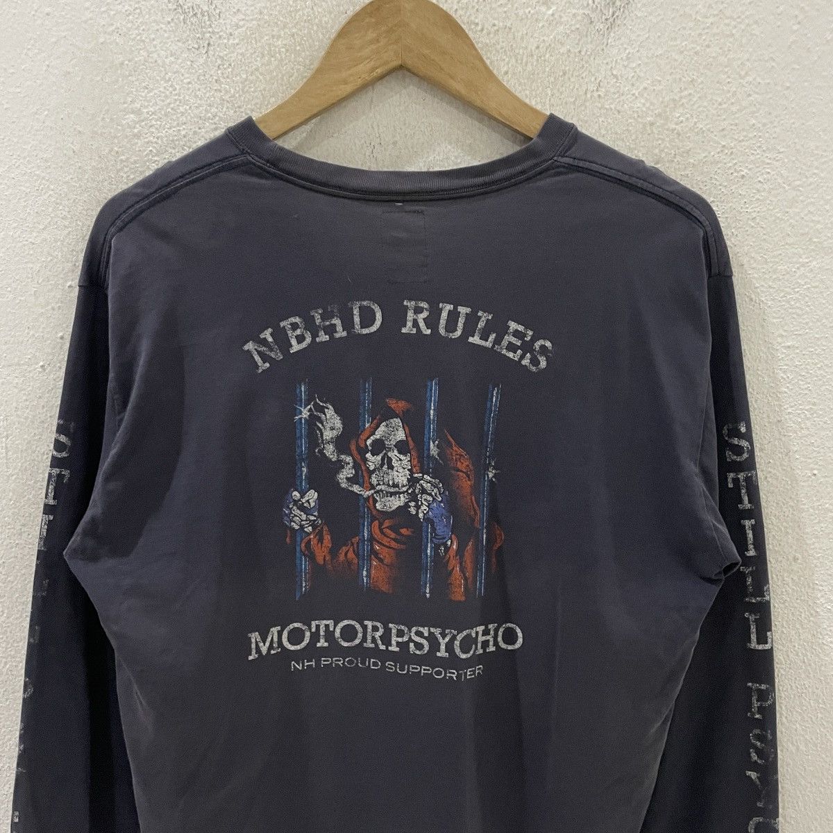 Neighborhood Vintage Neighborhood Skulls Rules Motorpsycho T-shirt Size US M / EU 48-50 / 2 - 4 Thumbnail