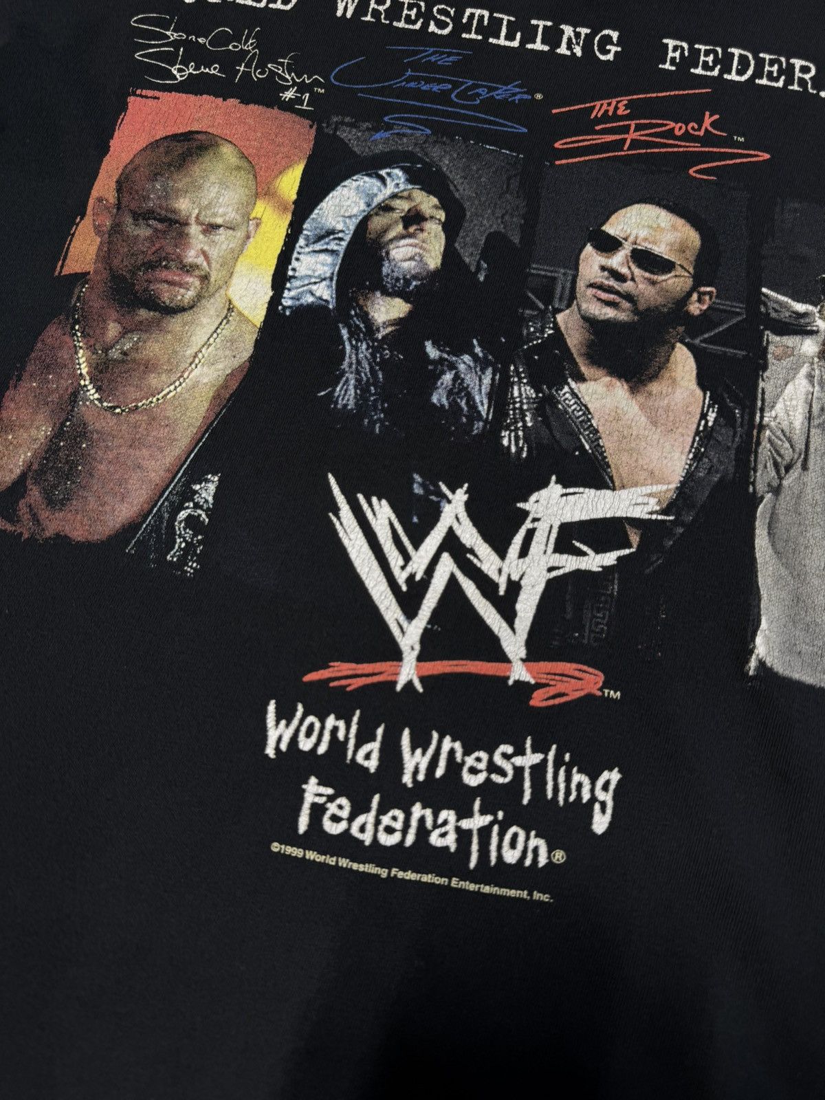 Vintage × WWF Vintage 90s Wwe / wwf thrashed longsleeve RARE Size US L / EU 52-54 / 3 - 3 Thumbnail