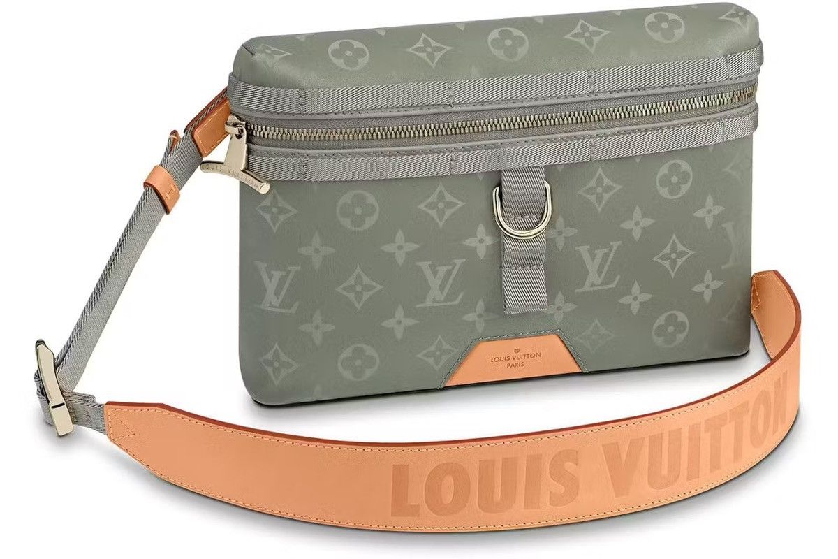 Louis Vuitton Louis Vuitton x Kim Jones Titanium Messenger Bag Size ONE SIZE - 11 Thumbnail