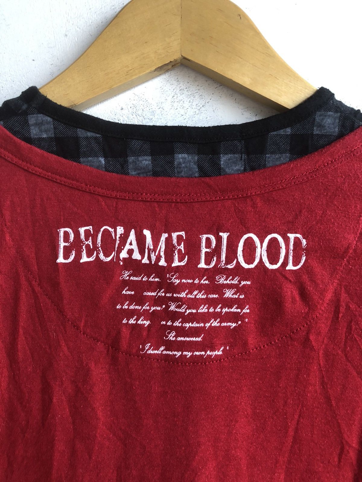 Hysteric Glamour Japanese Gothic Tribal Poem Double Layer Rock Punk Style Size US M / EU 48-50 / 2 - 9 Thumbnail
