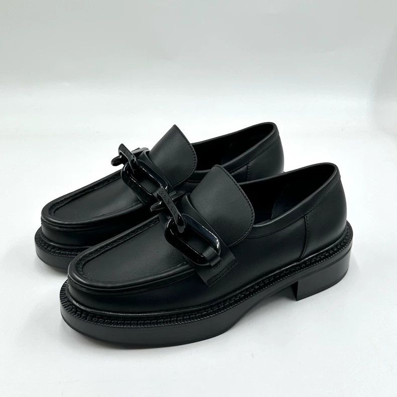Louis Vuitton Black Lock Loafers shoes