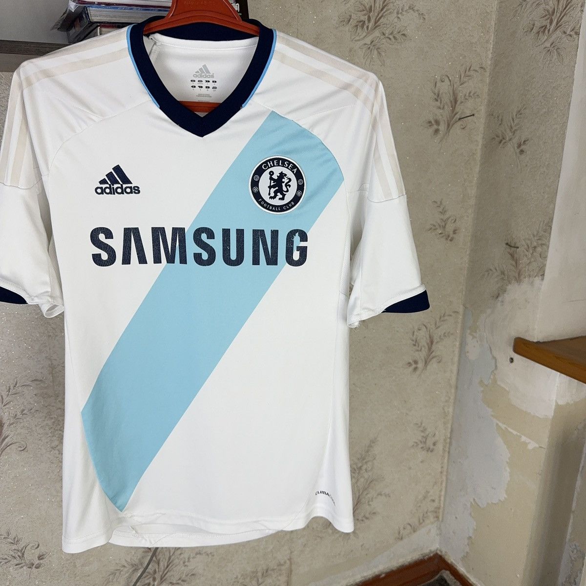 Adidas × Chelsea Soccer Adidas Chelsea Jersey 2012/13 Kit Away Football Shirt S Size US S / EU 44-46 / 1 - 6 Thumbnail