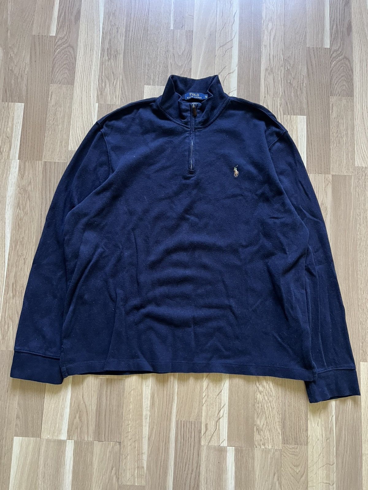 Polo Ralph Lauren Polo ralph lauren vintage 1/4 zip sweatshirt old money Size US XL / EU 56 / 4 - 1 Thumbnail