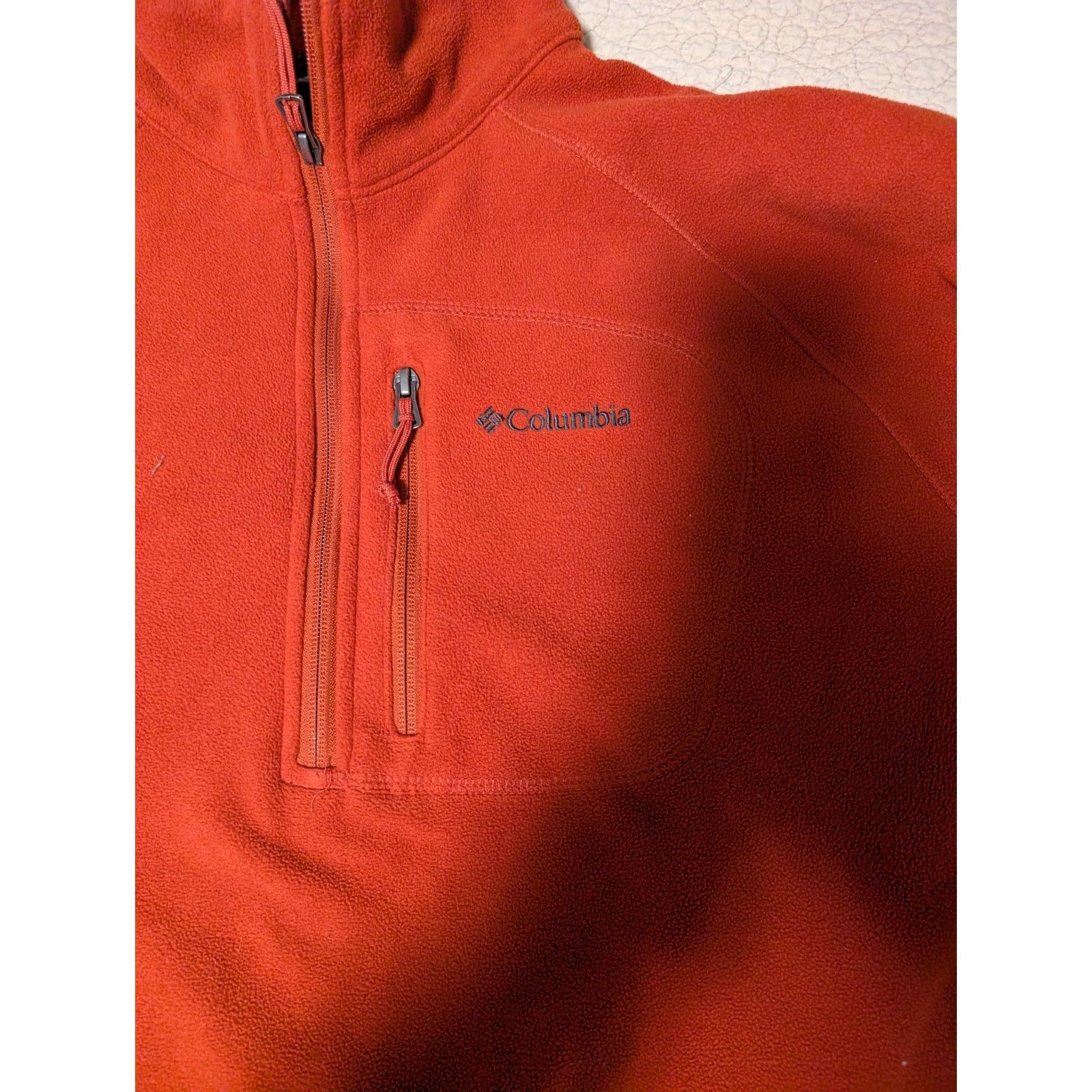 Columbia Columbia 1/4 Zip Pullover Mens XL Fleece Sweater Red Jacket Size US XL / EU 56 / 4 - 3 Thumbnail