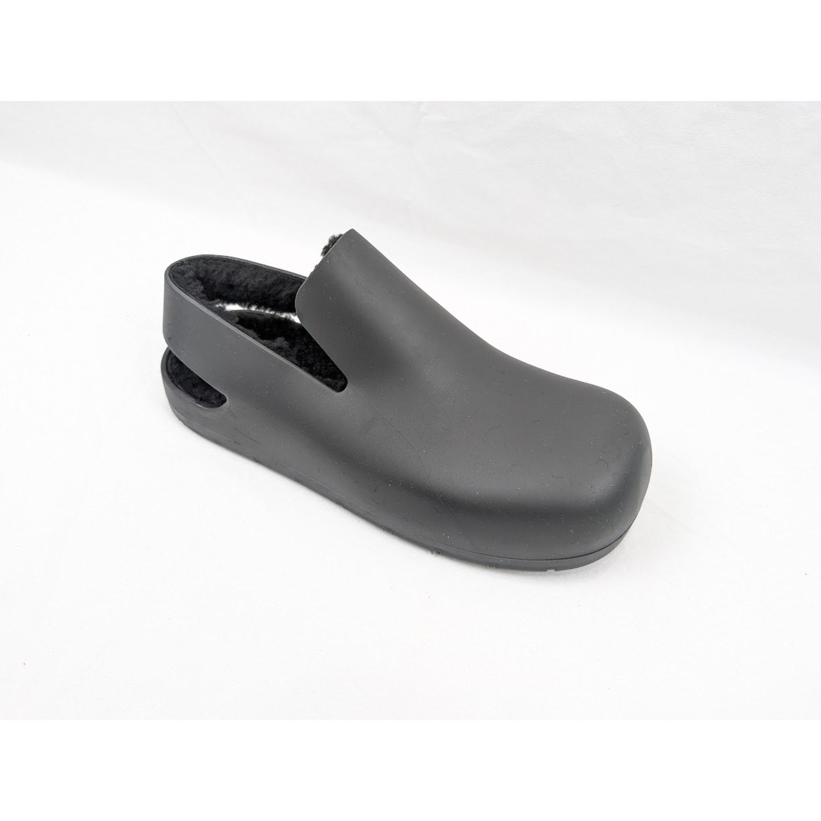 Bottega Veneta o1rshd1 Q:3/dup/ Rubber Sole shearling Puddle Sandal Black Size US 13 / EU 46 - 2 Thumbnail