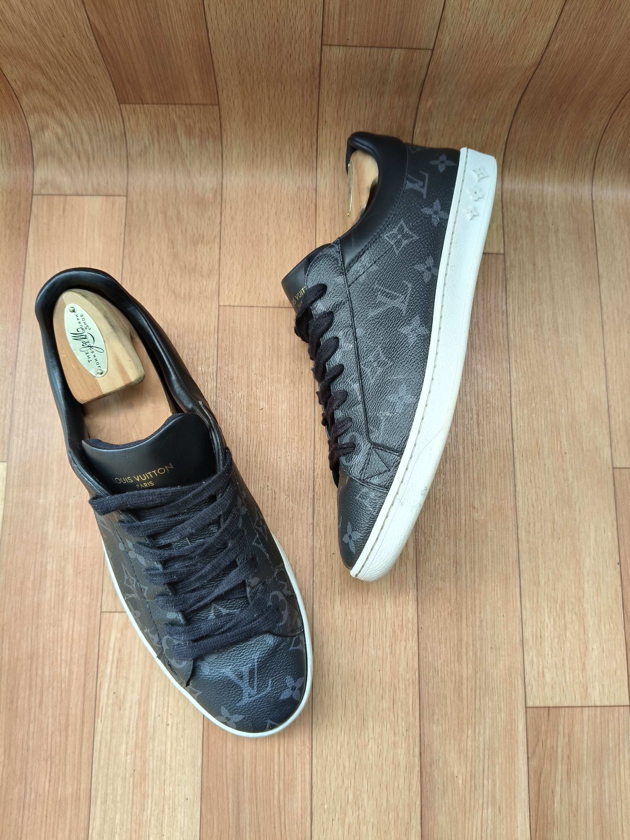 Louis Vuitton 🔵 Louis Vuitton Luxembourg monogram low top sneakers Size US 7.5 / EU 40-41 - 10 Thumbnail