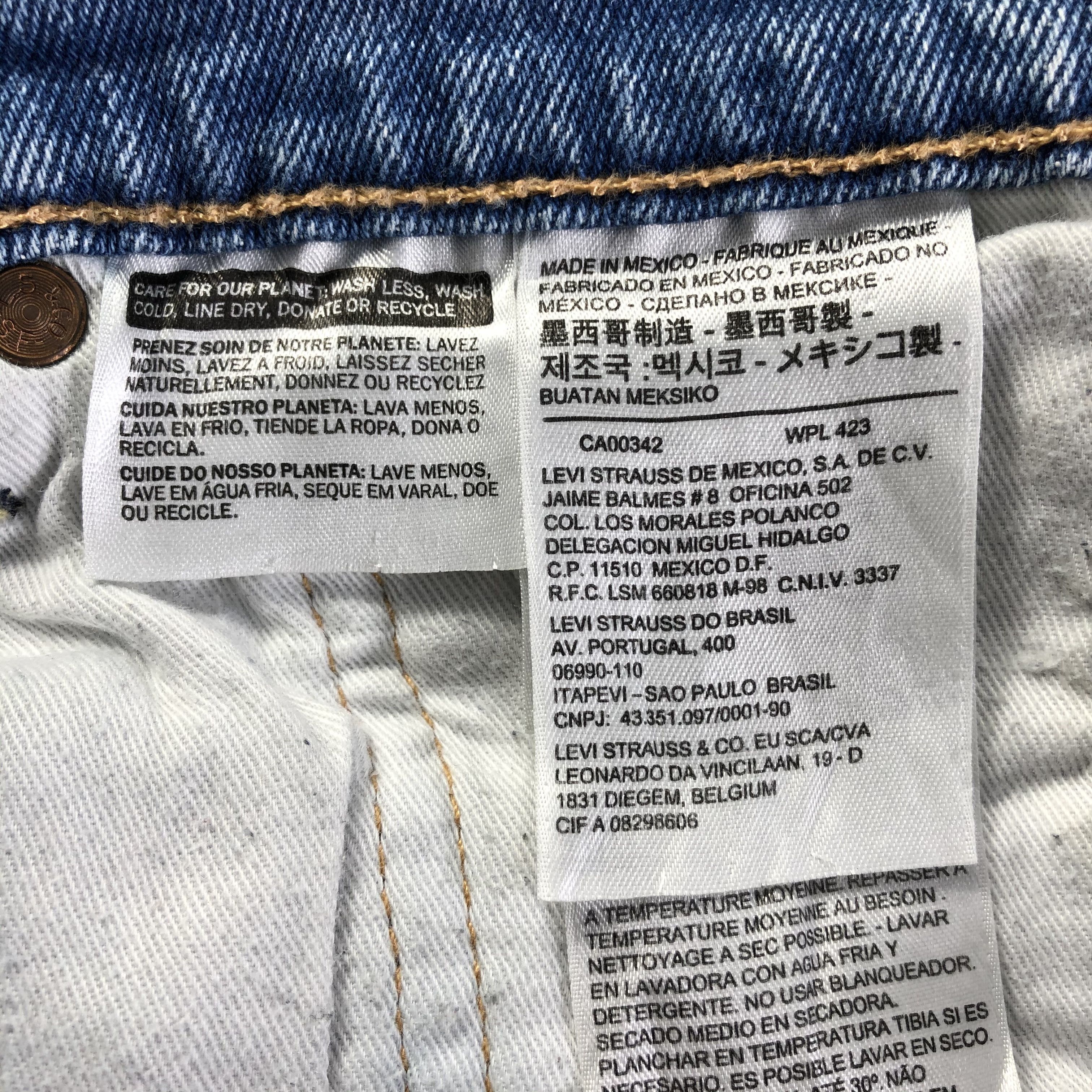 Levi's Vintage Blue Wash Levis 511 Jeans-J4427 Size US 32 / EU 48 - 11 Thumbnail