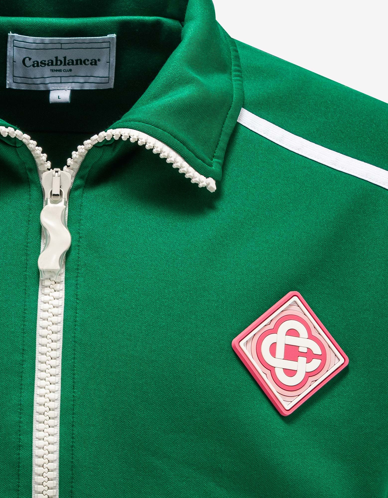 Casablanca Green Interlock Mesh Track Jacket Size US S / EU 44-46 / 1 - 5 Thumbnail