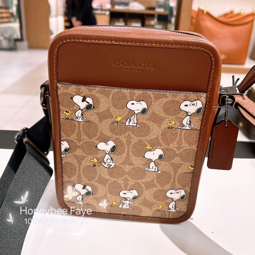 Coach Peanuts Sullivan Crossbody Bag With Snoopy Print CBK48 Size ONE SIZE - 2 Thumbnail