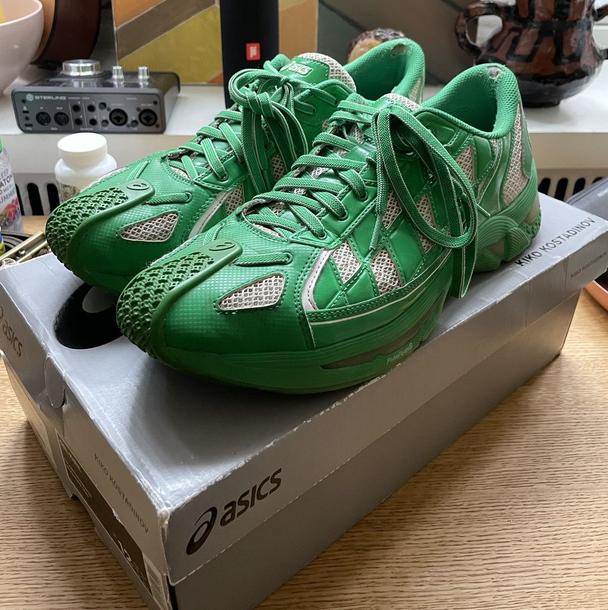 Asics × Kiko Kostadinov Cilantro Kiko Kostadinov Gel-Kiril Asics Size US 12 / EU 45 - 7 Thumbnail