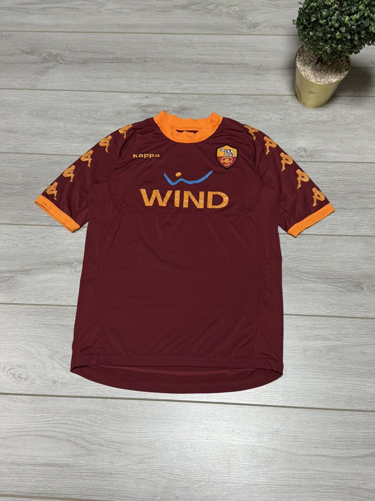 Kappa Kappa Roma jersey football soccer wind tee shirt gorpcore Size US M / EU 48-50 / 2 - 6 Thumbnail