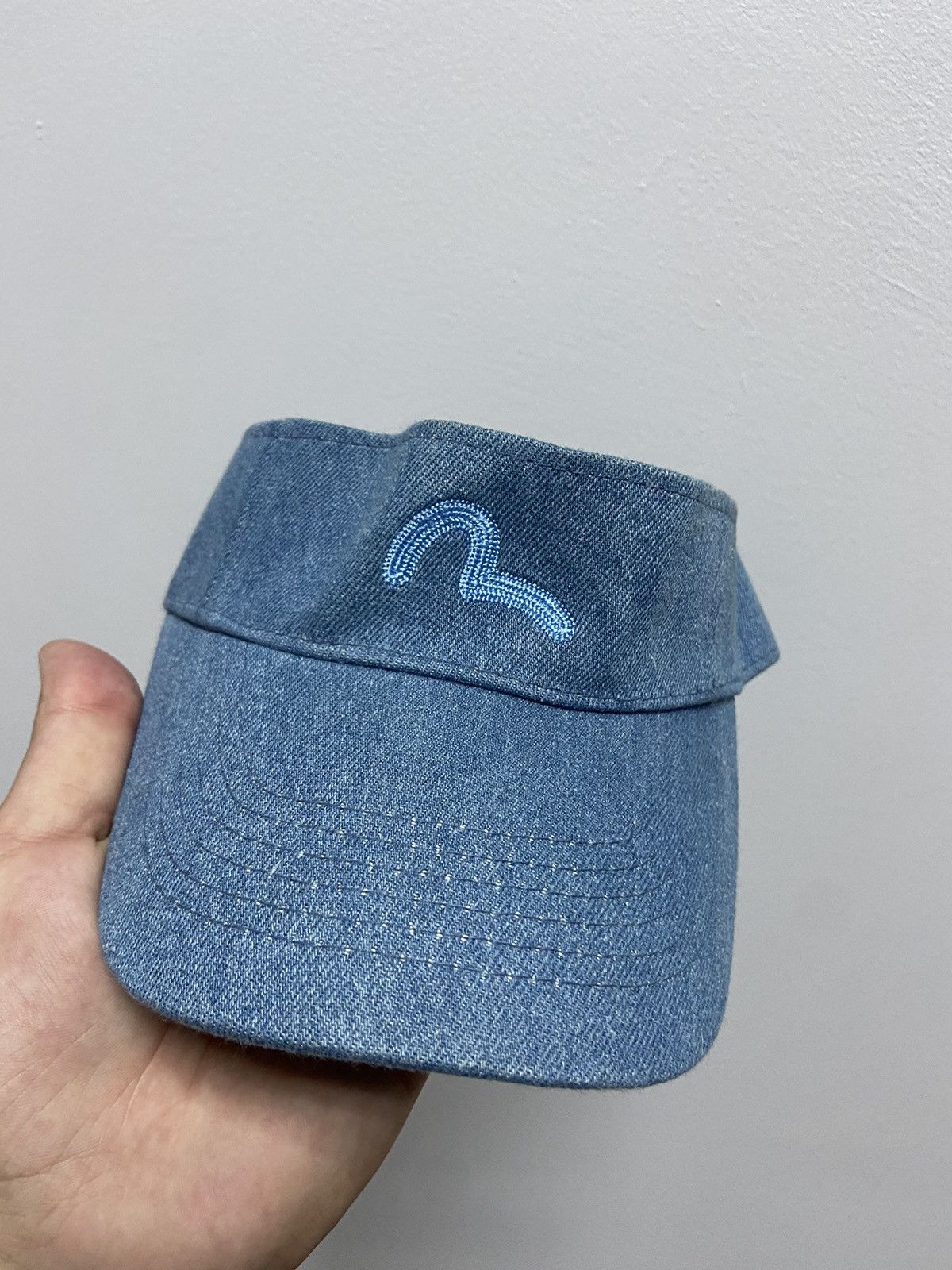Evisu × Vintage Evisu Visor Seagull Cap Vintage Logo 90s Style Cap Size ONE SIZE - 6 Thumbnail