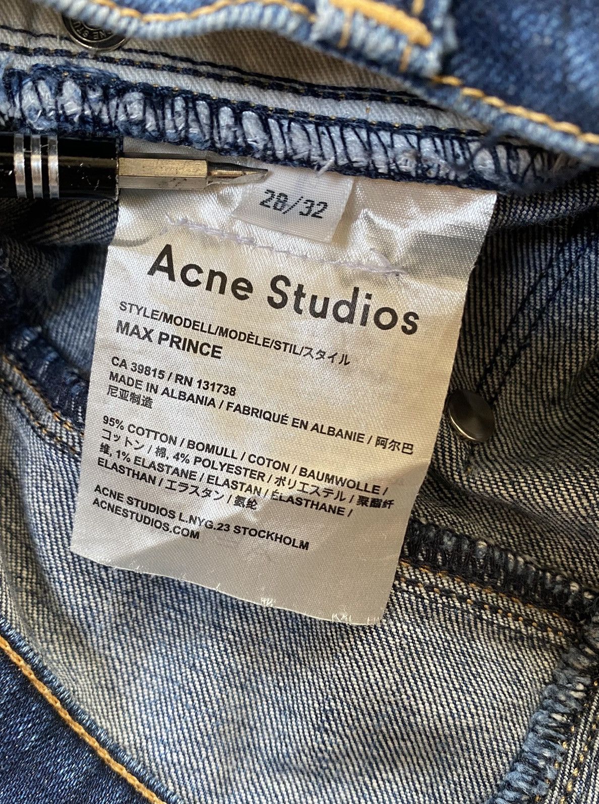 Acne Studios Acne Studious skinny fit jeans Size US 28 / EU 44 - 6 Thumbnail