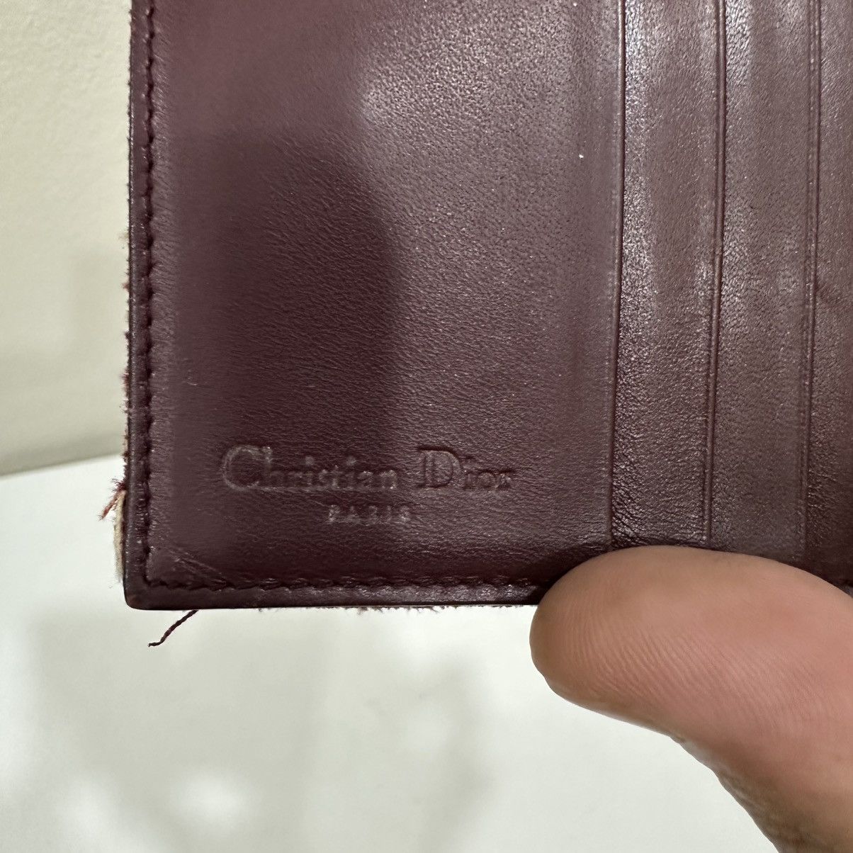 Dior ‼️YES‼️ CHRISTIAN DIOR RED TROTTER BIFOLD WALLET Size ONE SIZE - 8 Thumbnail