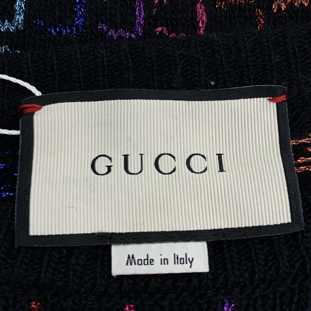 Gucci Gucci Logo Letter Rainbow Long Sleeve Knit Sweater K26WX Size S / US 4 / IT 40 - 5 Thumbnail