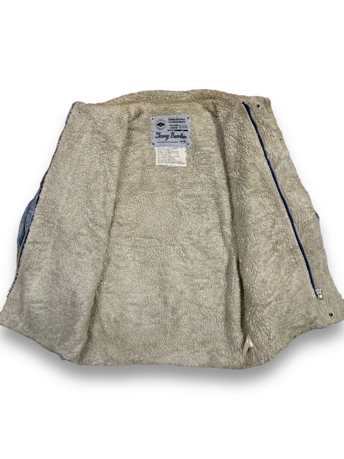 Japanese Brand Vintage Ice Fire Japan Oversized Sherpa Lined Denim Jacket Size US L / EU 52-54 / 3 - 3 Thumbnail