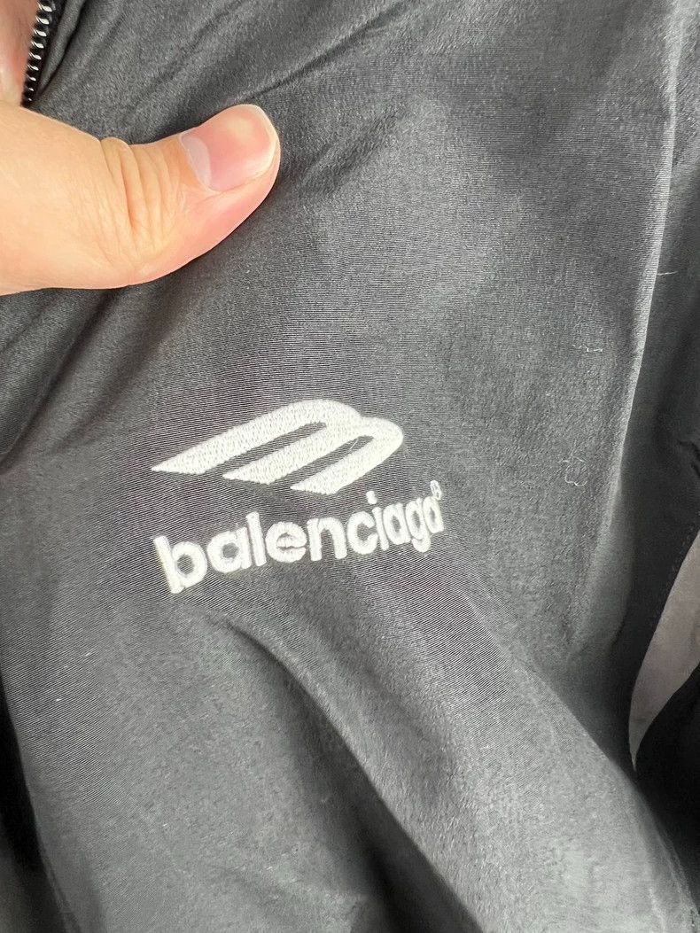 Balenciaga Balenciaga new black retro striped coach jacket-2506 Size US S / EU 44-46 / 1 - 2 Thumbnail