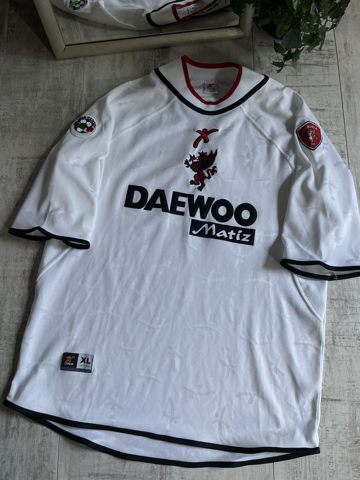 Other Vintage Galex Perugia 2001/2002 Away Football Shirt Match Size US XL / EU 56 / 4 - 2 Thumbnail