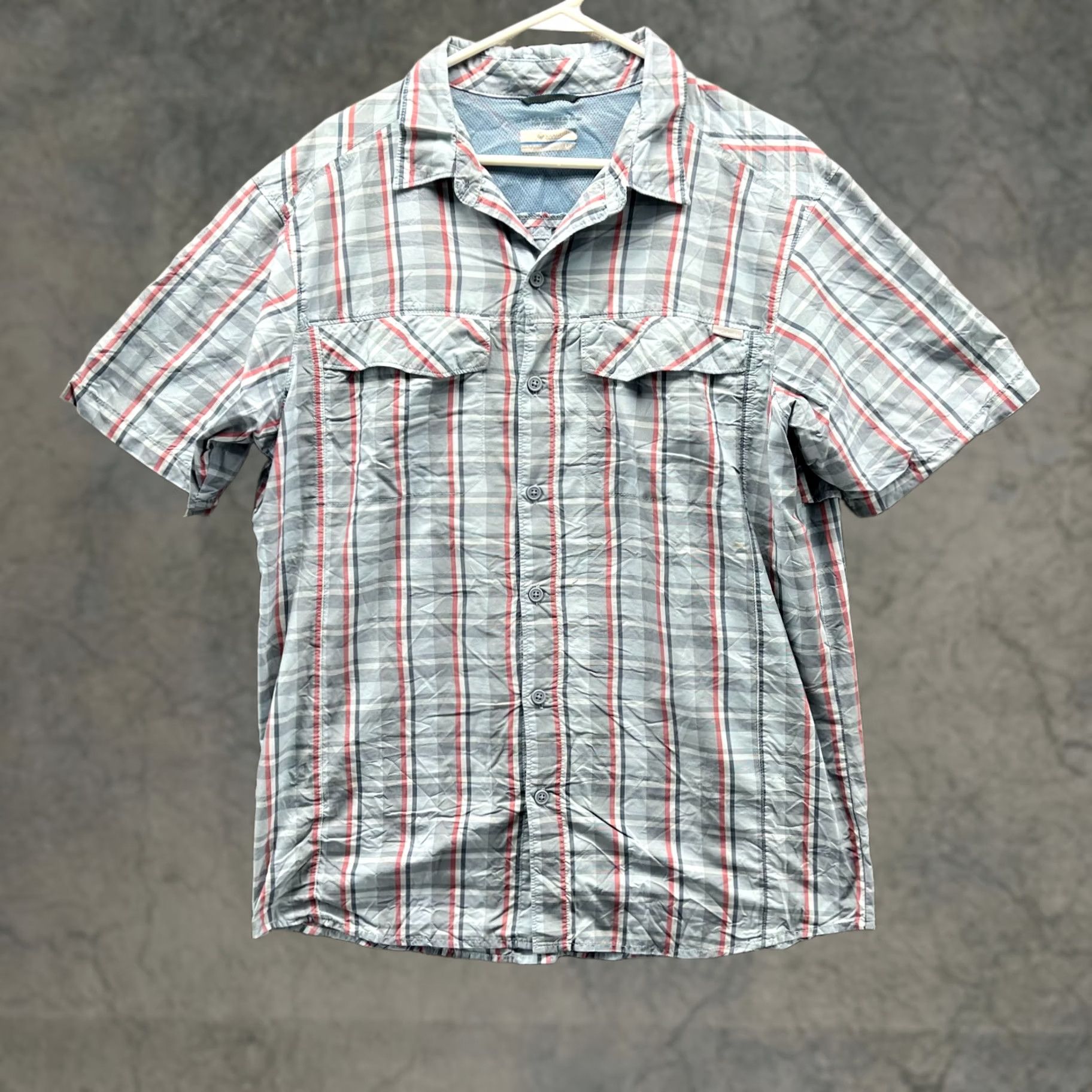 Vintage VINTAGE Columbia Shirt Mens Large Blue Button-Down Hike Omni Shield Vented Plaid Fishing Size US L / EU 52-54 / 3 - 1 Thumbnail