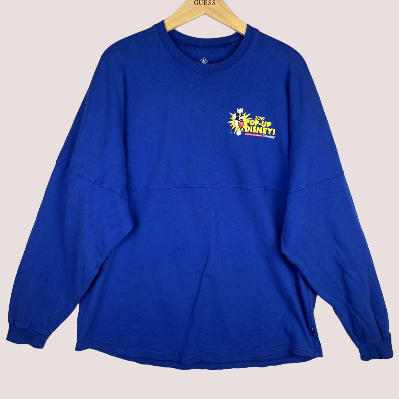 Disney Disney Spirit Jersey Mens Large Blue Shirt Mickey Mouse Disneyland Resort Adult Size US L / EU 52-54 / 3 - 1 Thumbnail