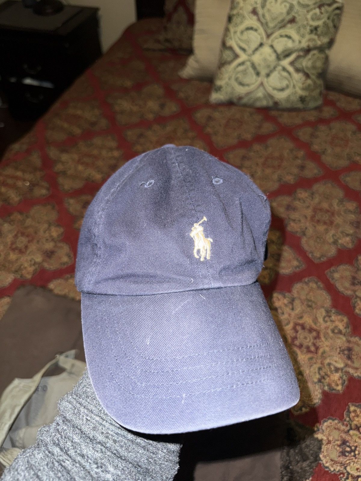 Polo Ralph Lauren Blue polo hat with yellow horse Size ONE SIZE - 3 Thumbnail