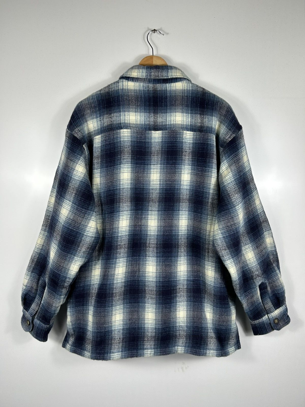 Flannel ⚡️Vintage Collins International Flannel Chore Shirt Jacket Size US L / EU 52-54 / 3 - 13 Thumbnail
