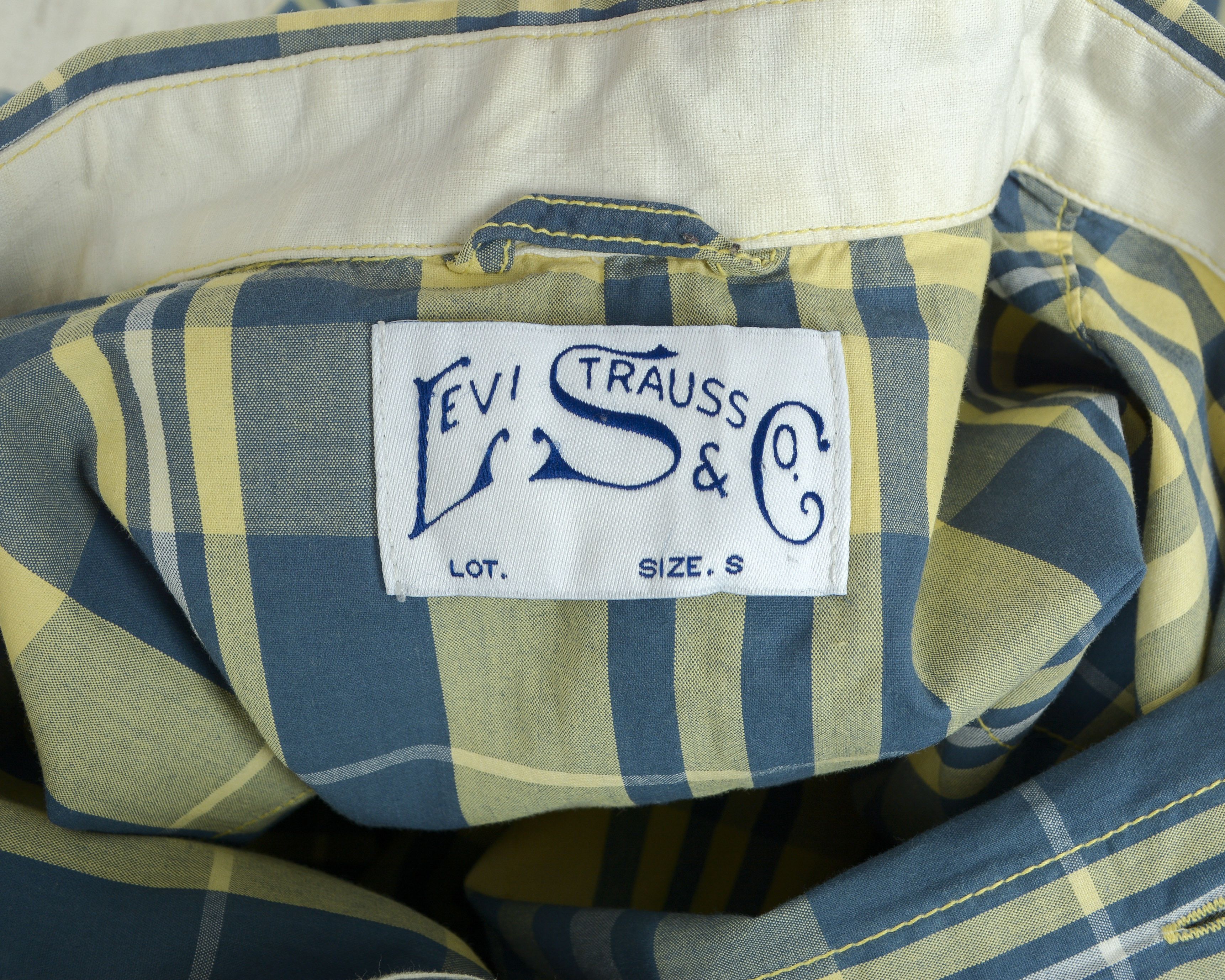 Levi's Casual T Shirt Check Plaid Cotton Short Sleeve Button Up Size US S / EU 44-46 / 1 - 6 Thumbnail
