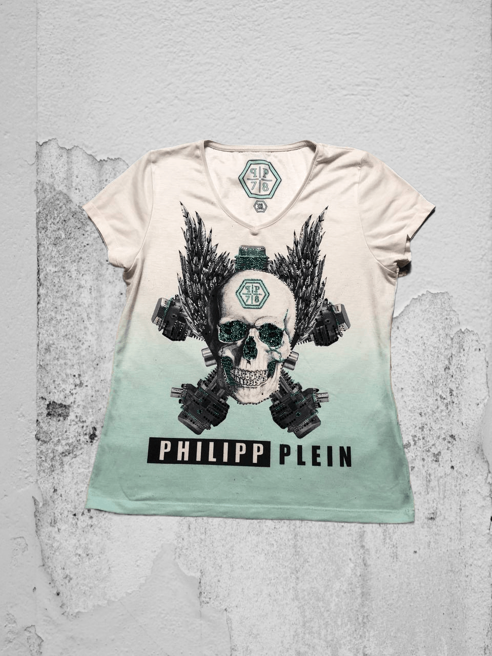 Vintage T-Shirt Philipp Plein Streetwear Y2K Vintage Size US L / EU 52-54 / 3 - 1 Thumbnail