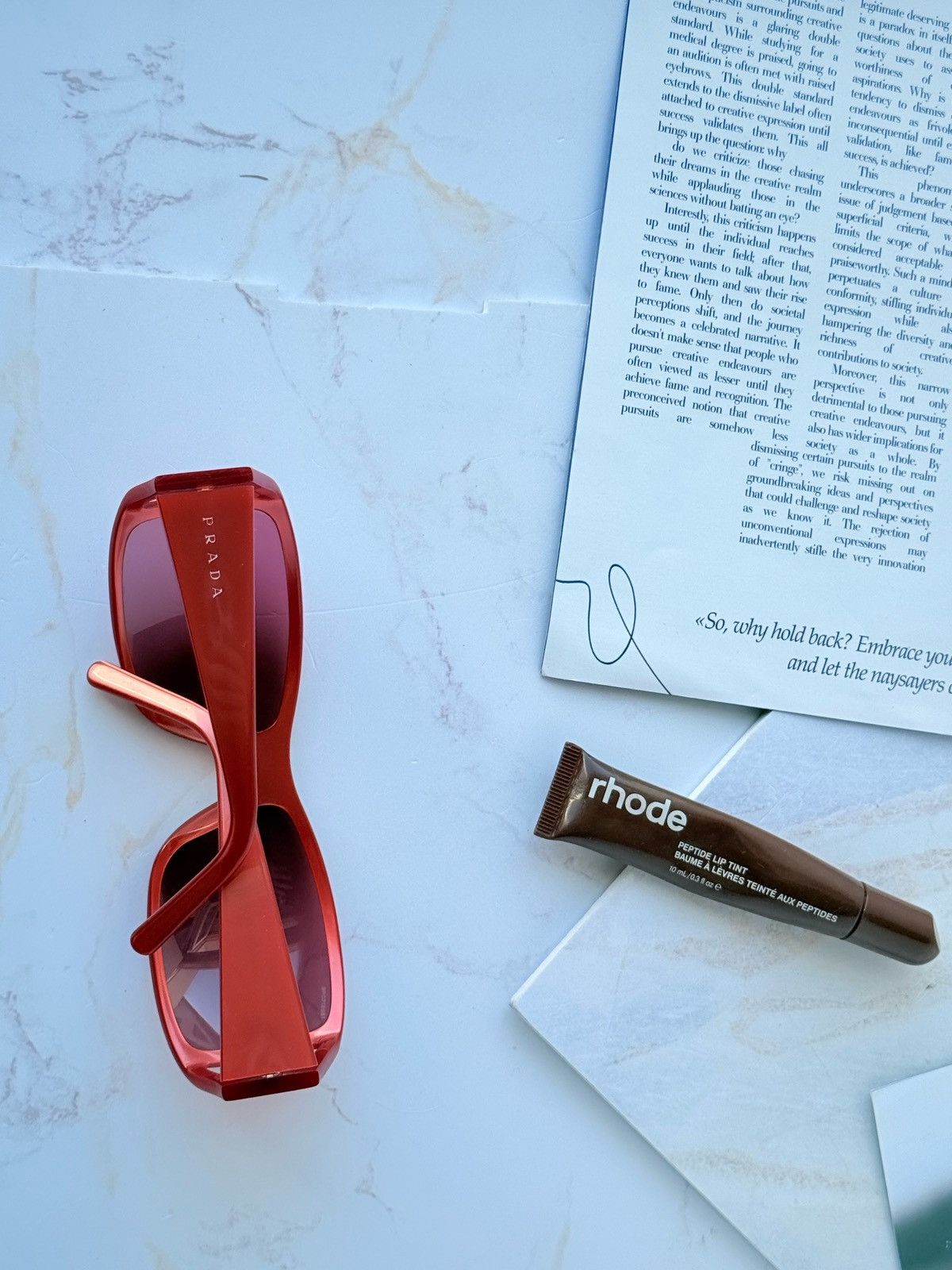 Prada Prada vintage red sunglasses SPR01F Size ONE SIZE - 15 Thumbnail
