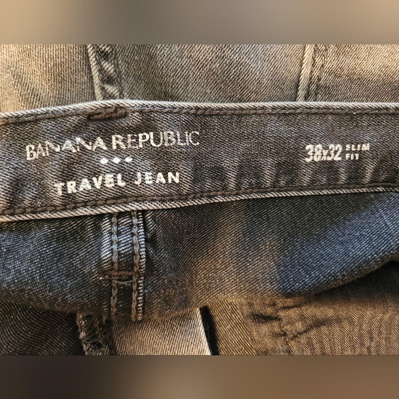 Banana Republic Banana Republic Men's Travel Slim Leg Jeans 38x32 Size US 38 / EU 54 - 6 Thumbnail