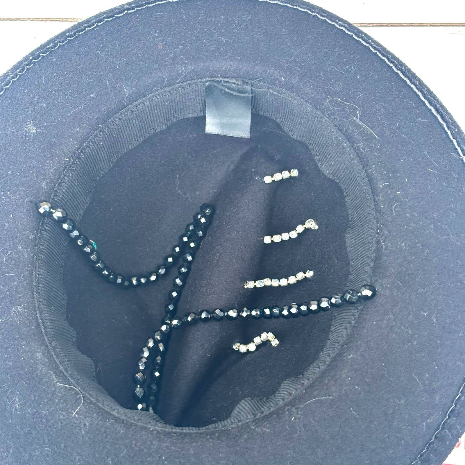 Other Black & Blue Feather Fedora Hat Size ONE SIZE - 4 Thumbnail