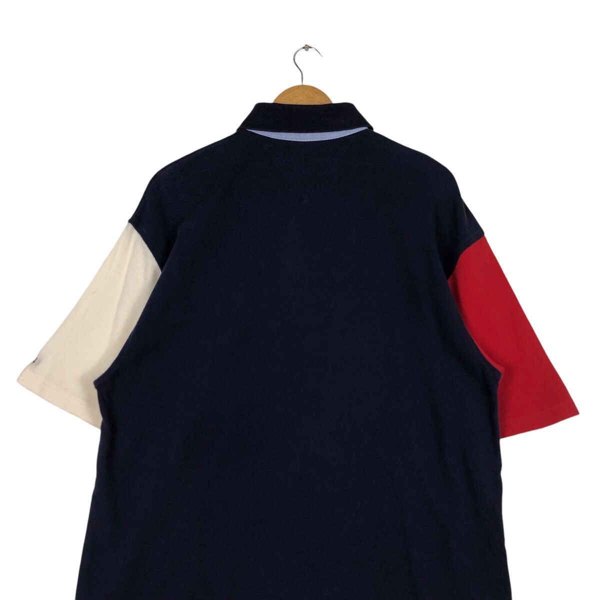 Japanese Brand × Tommy Hilfiger Tommy Hilfiger Polo Shirt Rare Design American Flag Size US L / EU 52-54 / 3 - 8 Thumbnail