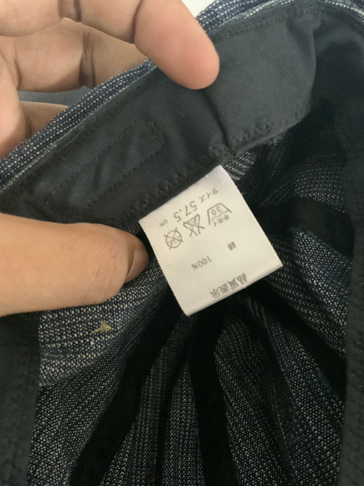 Denime Indigo Denim Fade Avant Garde Newsboy Hat Size ONE SIZE - 9 Thumbnail