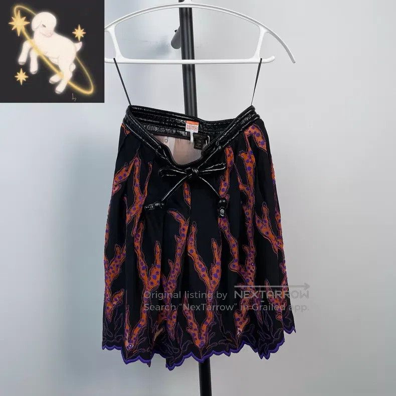 Louis Vuitton Louis Vuitton Black and red polka-dot skirt Size 33" - 1 Thumbnail
