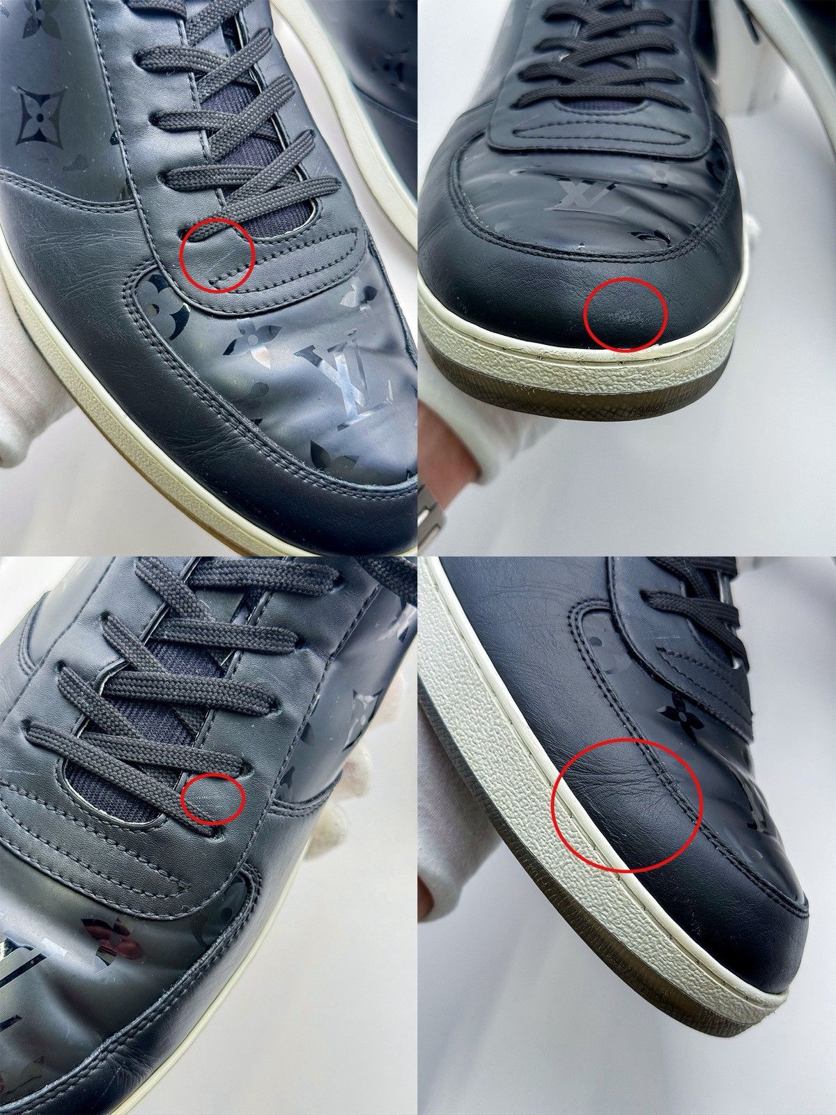Louis Vuitton Louis Vuitton Rivoli Monogram Leather Sneakers Size US 11 / EU 44 - 17 Thumbnail
