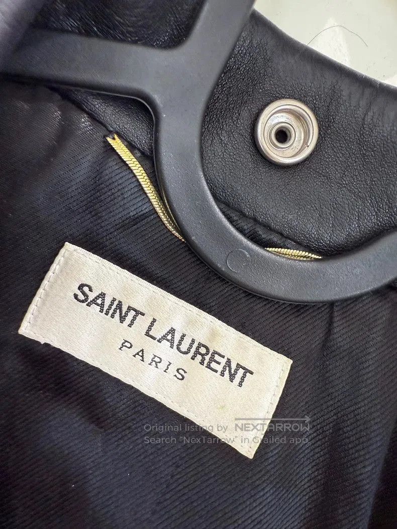 Saint Laurent Paris YSL Saint Laurent Women's Leather Jacket Size US XS / EU 42 / 0 - 6 Thumbnail